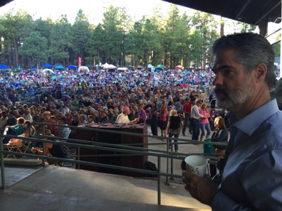 Nick backstage at Pickin in the Pines Nick backstage at Pickin in the Pines